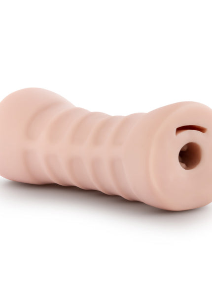 M for Men Ashley - Flesh Vibrating Vagina Stroker