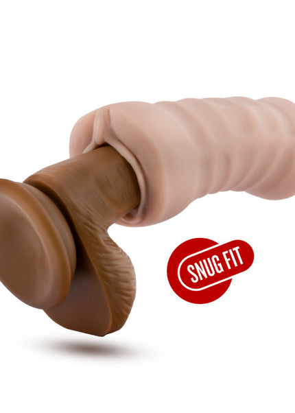 M for Men Ashley - Flesh Vibrating Vagina Stroker