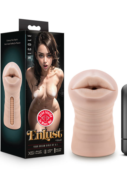 EnLust - Nicole - Flesh Vibrating Oral Stroker