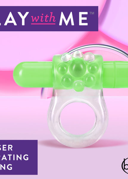 Play With Me Teaser Vibrating C-Ring - G -