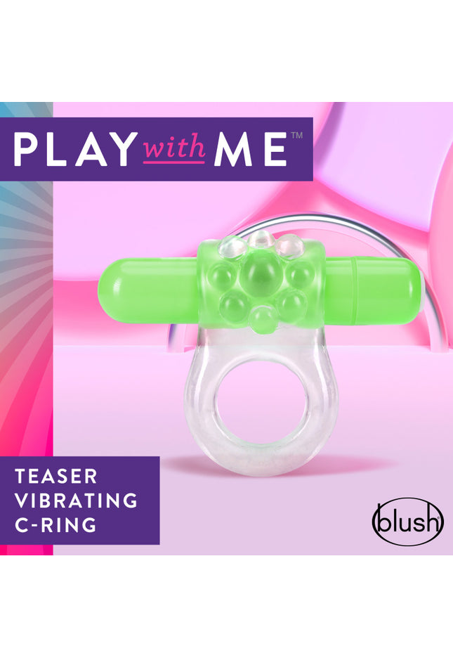Play With Me Teaser Vibrating C-Ring - G -