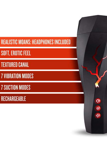M For Men - Storm - USB Rechargeable Milking & Vibrating Auto Stroker