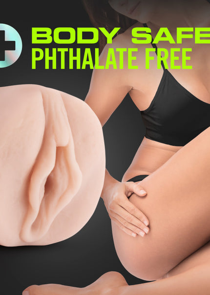 M For Men 3-Pack Self-Lubricating Vibrating Strokers - Flesh Vibrating Strokers - 3 Pack