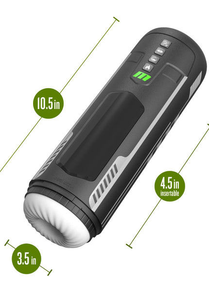 M For Men - Master Blaster - USB Rechargeable Vibrating & Sucking Auto Stroker