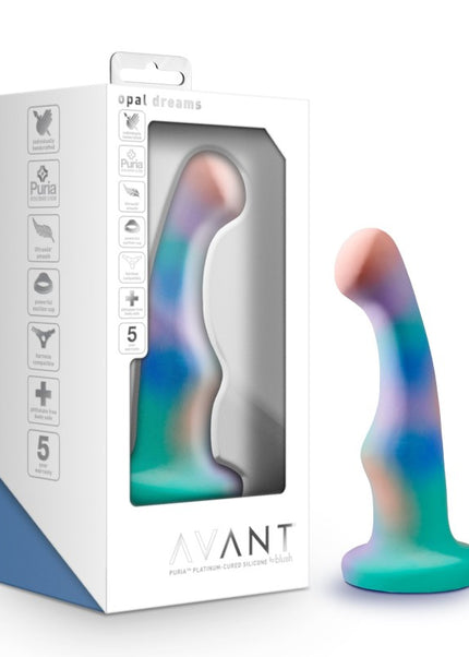 Avant Opal Dreams - Aqua - Coloured 15.2 cm Dildo