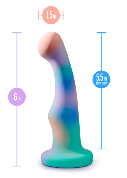 Avant Opal Dreams - Aqua - Coloured 15.2 cm Dildo
