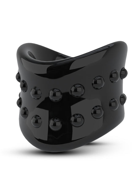 Stay Hard Beef Ball Stretcher X Long - Black Ball Stretcher Ring