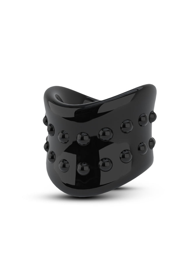 Stay Hard Beef Ball Stretcher X Long - Black Ball Stretcher Ring