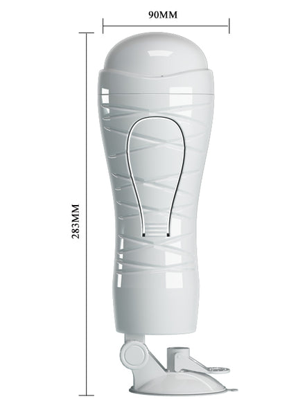 CRAZY BULL Flora Stroker - Flesh Squeezable Vagina Stroker with Suction Base