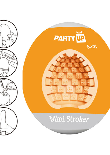 Party Up SAM Mini Stroker - Flesh Mini Stroker