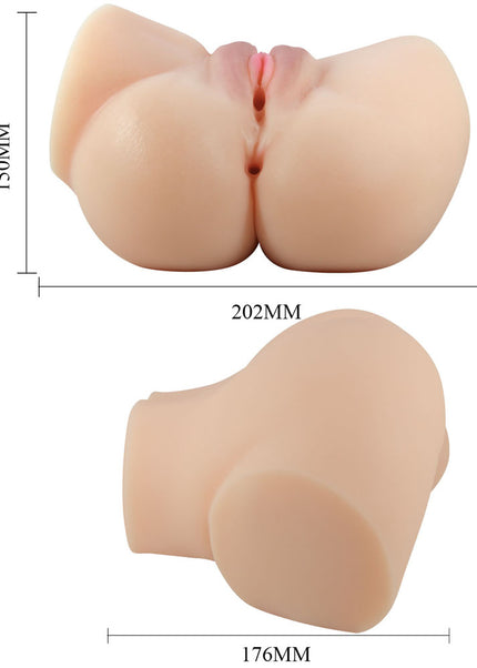 CRAZY BULL EMILIA Vibrating Torso - Flesh Vibrating Torso Masturbator