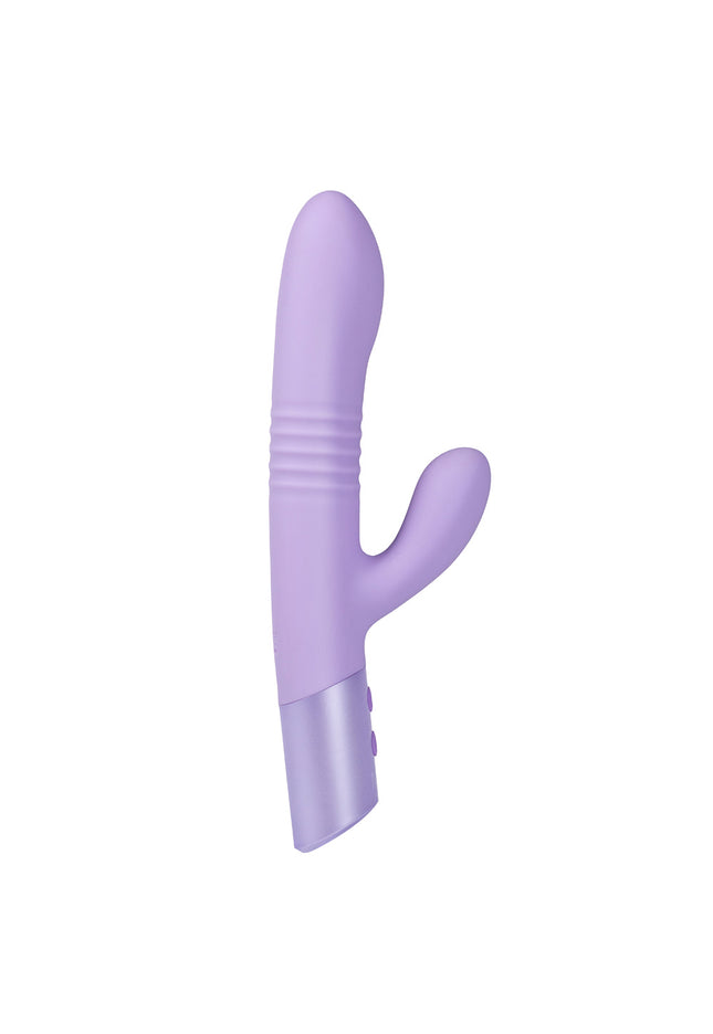 Maia AYLA - Lavender 24.4 cm USB Rechargeable Thrusting Rabbit Vibrator