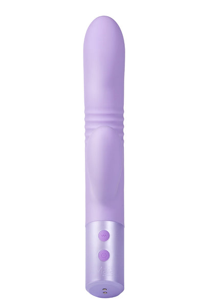 Maia AYLA - Lavender 24.4 cm USB Rechargeable Thrusting Rabbit Vibrator