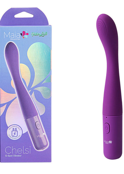 Maia CHELSI - Purple 17.8 cm USB Rechargeable Vibrator