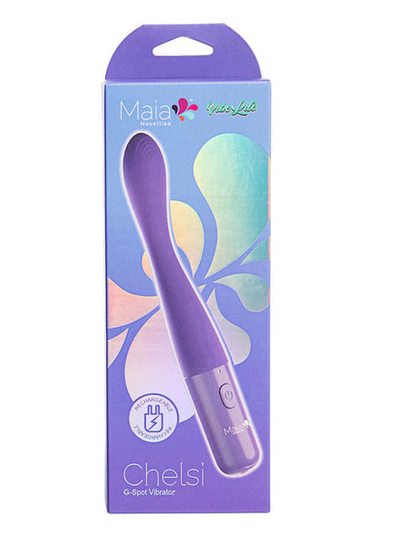 Maia CHELSI - Purple 17.8 cm USB Rechargeable Vibrator
