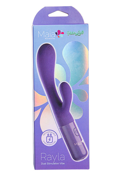 Maia RAYLA - Purple 17.8 cm USB Rechargeable Rabbit Vibrator