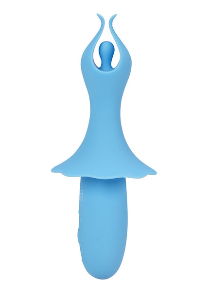 Maia SIENNA - Blue - Blue 15.2 cm USB Rechargeable Fluttering Bullet