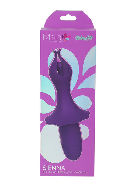 Maia SIENNA - Purple - Purple 15.2 cm USB Rechargeable Fluttering Bullet