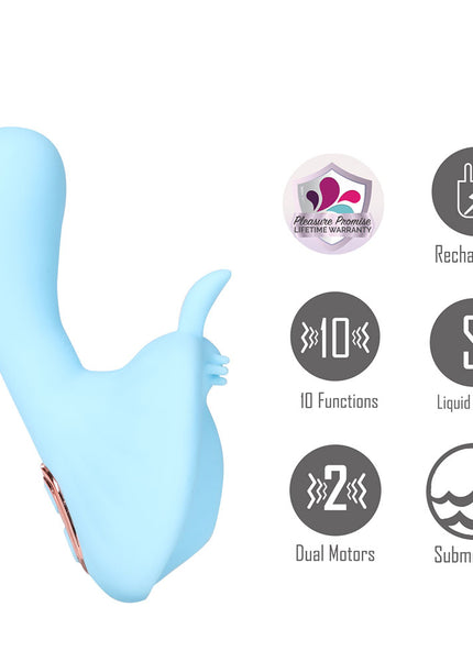 Maia AVERI - Blue - Blue USB Rechargeable Vibrator