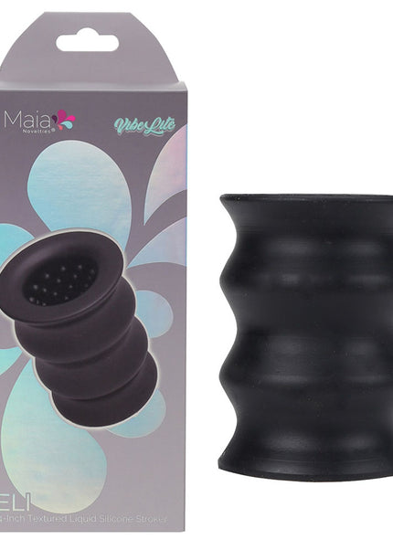 Maia ELI - Black 10 cm Stroker Sleeve