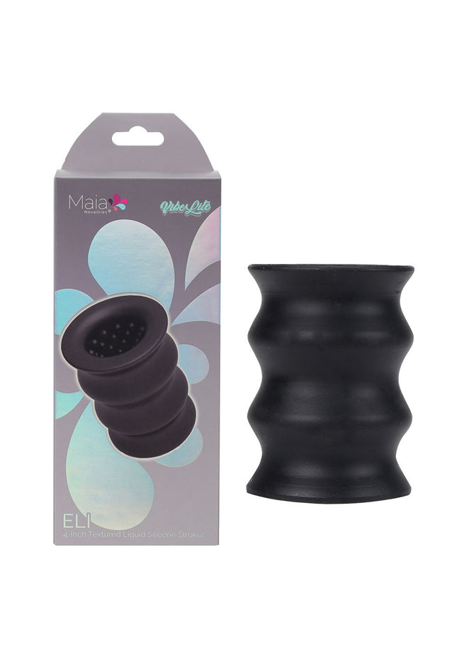 Maia ELI - Black 10 cm Stroker Sleeve