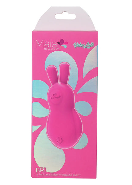 Maia BRI - Pink - Pink 9 cm USB Rechargeable Vibrating Bunny Bullet