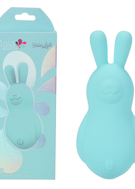 Maia BRI - Teal - Teal 9 cm USB Rechargeable Vibrating Bunny Bullet
