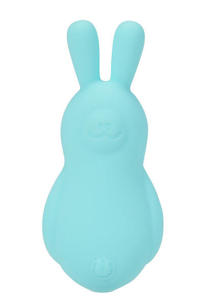 Maia BRI - Teal - Teal 9 cm USB Rechargeable Vibrating Bunny Bullet
