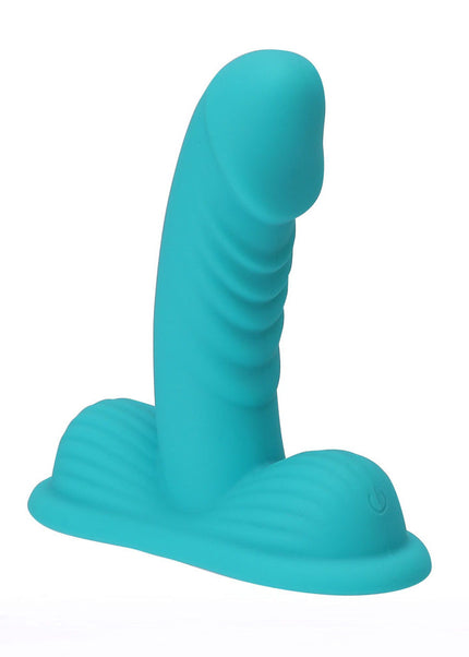 Maia OAKLEY - Blue - Blue USB Rechargeable Grinder Pad with 14 cm Vibrator