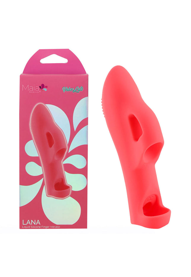 Maia LANA - Red - Red USB Rechargeable Finger Stimulator