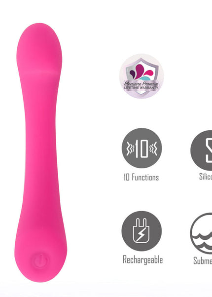 Maia KENNA - Pink - Pink 12.7 cm USB Rechargeable Vibrator