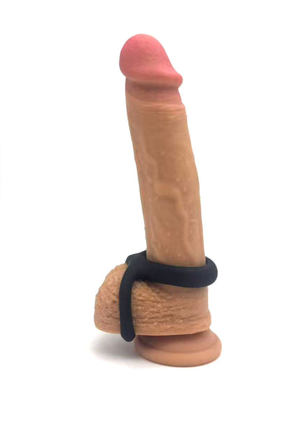 Maia GAVIN - Black Cock & Balls Ring