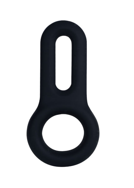 Maia GAVIN - Black Cock & Balls Ring