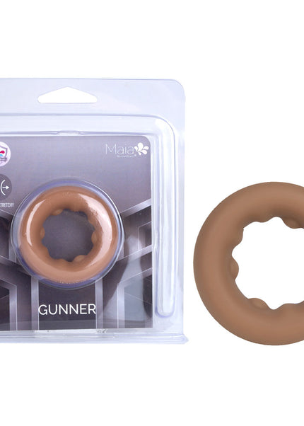 Maia GUNNER - Caramel - Tan Brown Cock Ring