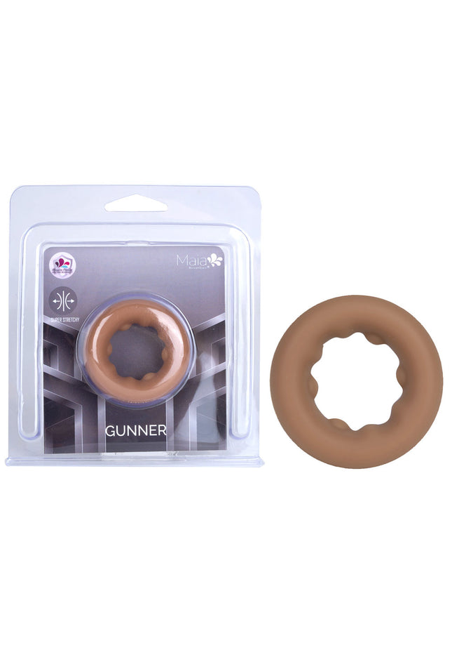Maia GUNNER - Caramel - Tan Brown Cock Ring