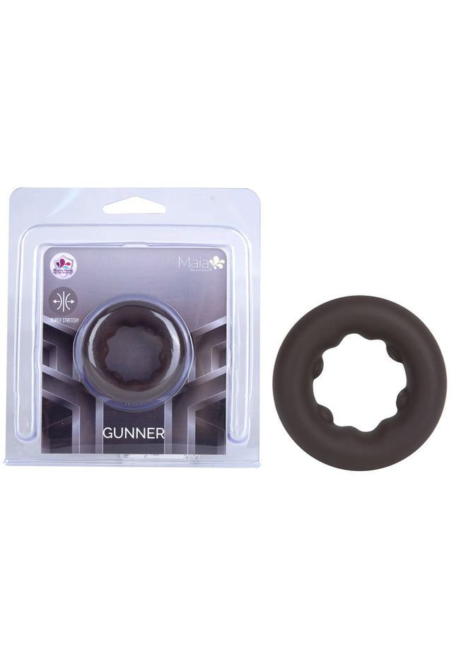 Maia GUNNER - Chocolate - Dark Brown Cock Ring