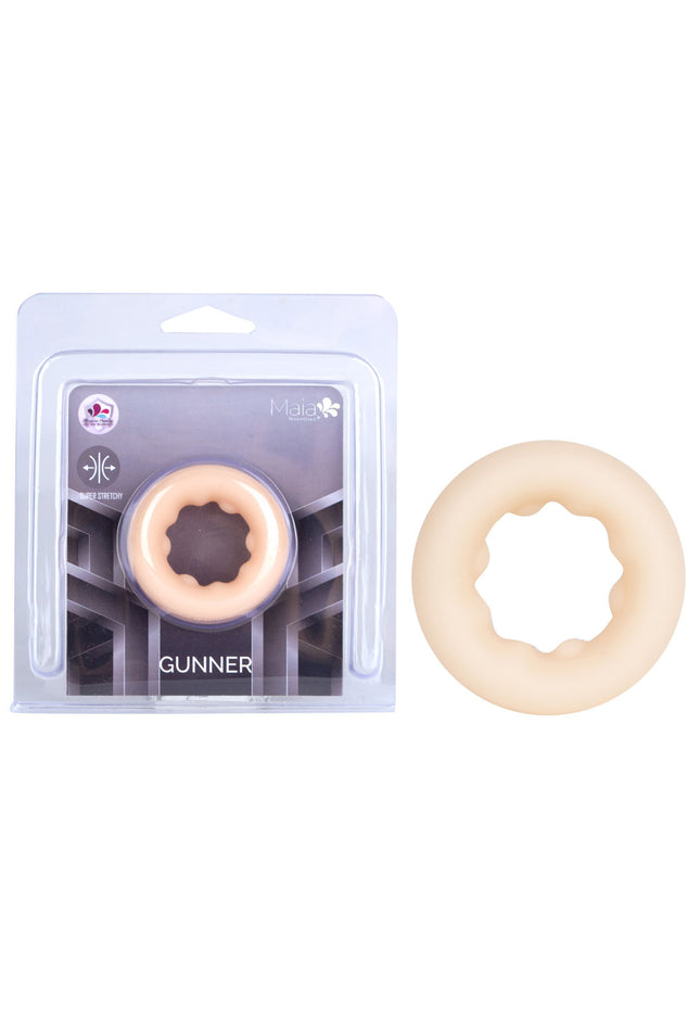 Maia GUNNER - Vanilla - Flesh Cock Ring