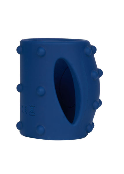 Maia ROMEO - Blue - Blue USB Rechargeable Vibrating Girth Enhancer Sleeve