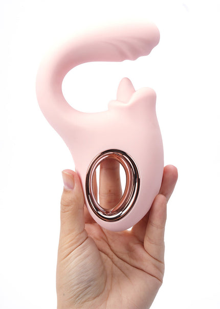Maia JAYLEE - Pink - Pink USB Rechargeable Dual Motor Vibrator