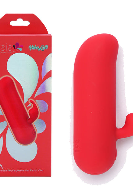 Maia ZIA - Red 7.6 cm USB Rechargeable Mini Bullet Rabbit