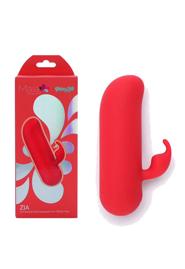 Maia ZIA - Red 7.6 cm USB Rechargeable Mini Bullet Rabbit