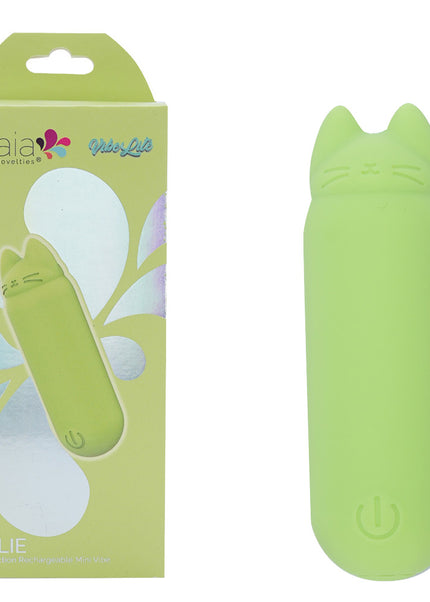 Maia ALLIE - Green 7.6 cm USB Rechargeable Vibrating Bullet