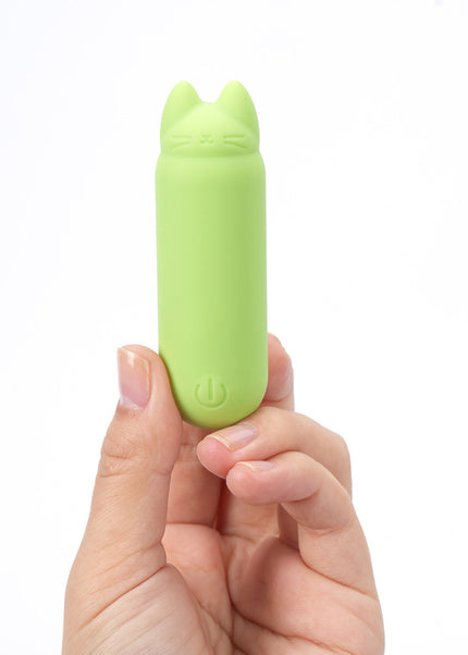 Maia ALLIE - Green 7.6 cm USB Rechargeable Vibrating Bullet