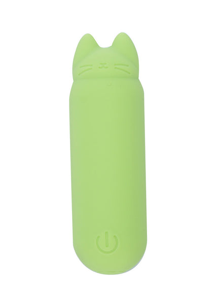 Maia ALLIE - Green 7.6 cm USB Rechargeable Vibrating Bullet