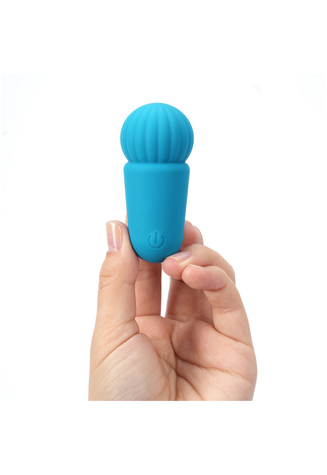 Maia INDI - Blue 7.6 cm USB Rechargeable Mini Vibrating Wand