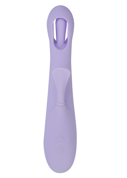 Maia CHARLI - Lavender 22.9 cm USB Rechargeable Flapping & Tapping Rabbit Vibrator