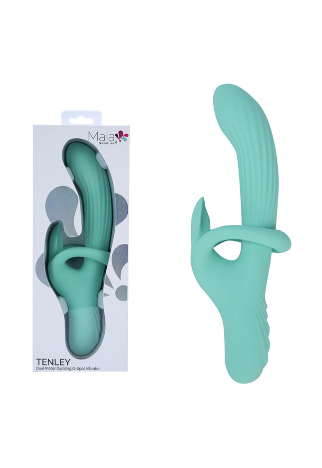 Maia TENLEY - Mint Green 24.1 cm USB Rechargeable Gyrating Rabbit Vibrator