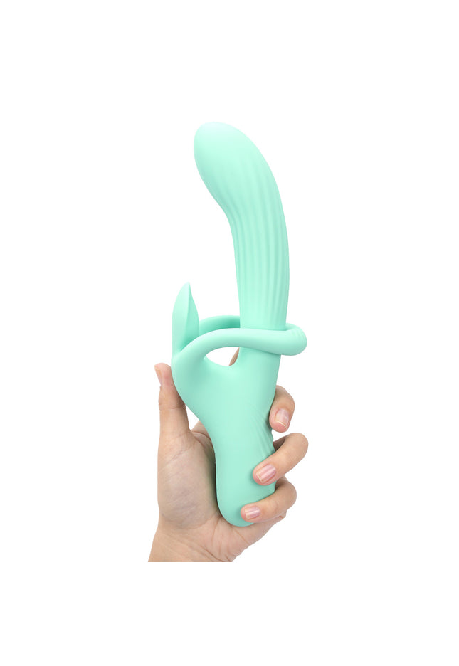 Maia TENLEY - Mint Green 24.1 cm USB Rechargeable Gyrating Rabbit Vibrator