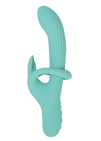 Maia TENLEY - Mint Green 24.1 cm USB Rechargeable Gyrating Rabbit Vibrator