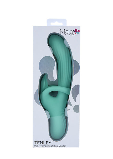 Maia TENLEY - Mint Green 24.1 cm USB Rechargeable Gyrating Rabbit Vibrator